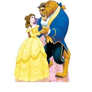 Beauty and the beast cardboard prop for any decoration and or birthday party.